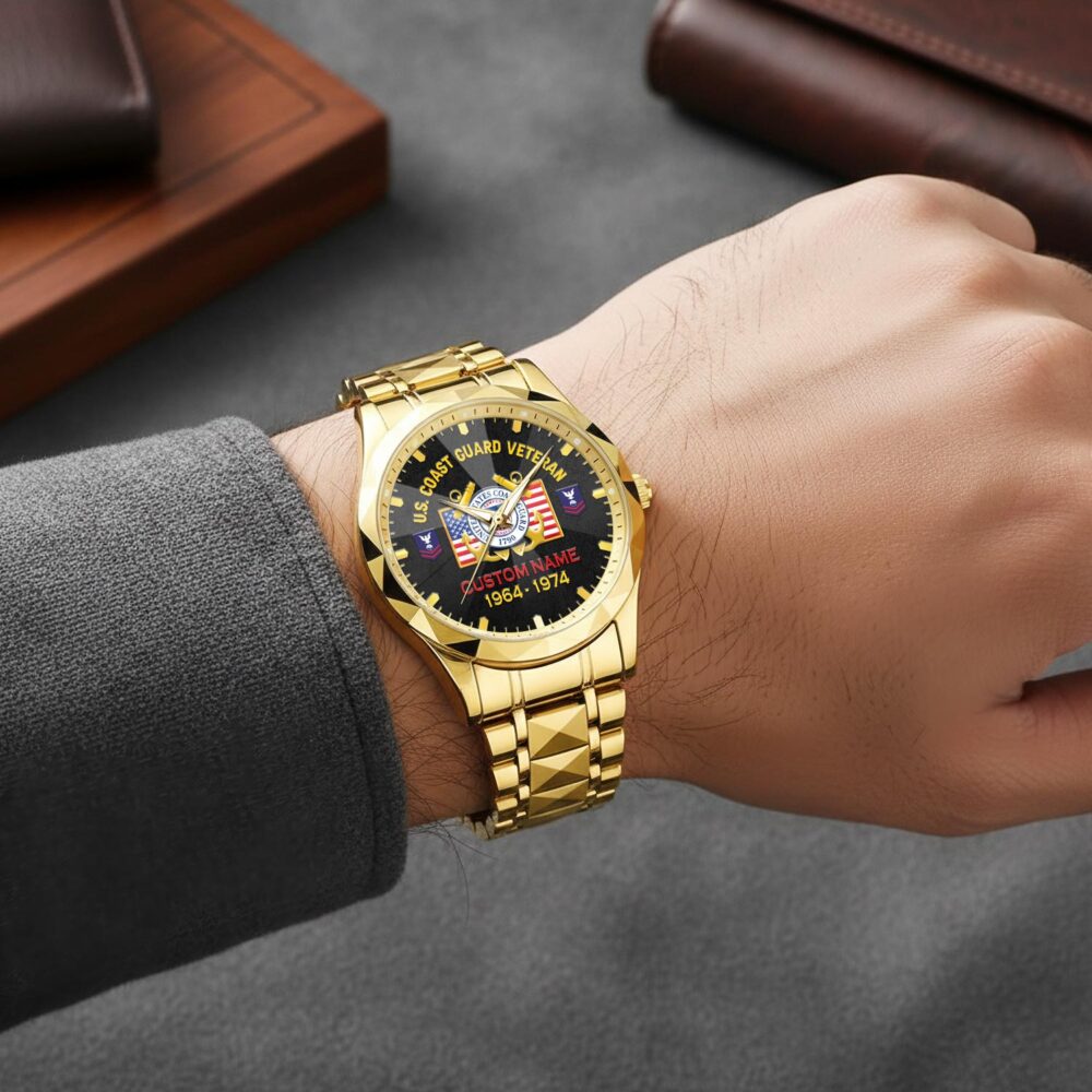 US Coast Guard, E 4 Gold - C-Style Watch - Image 5