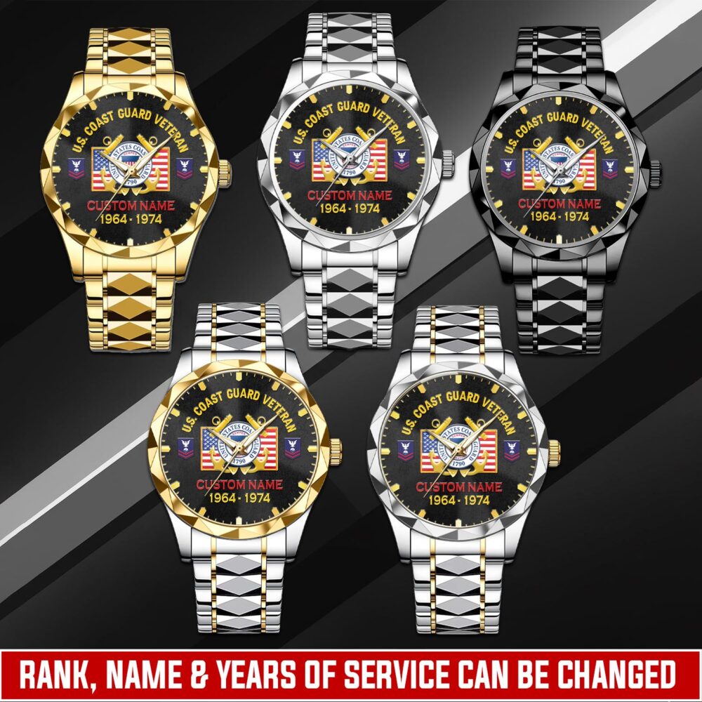 US Coast Guard, E 4 Gold - C-Style Watch