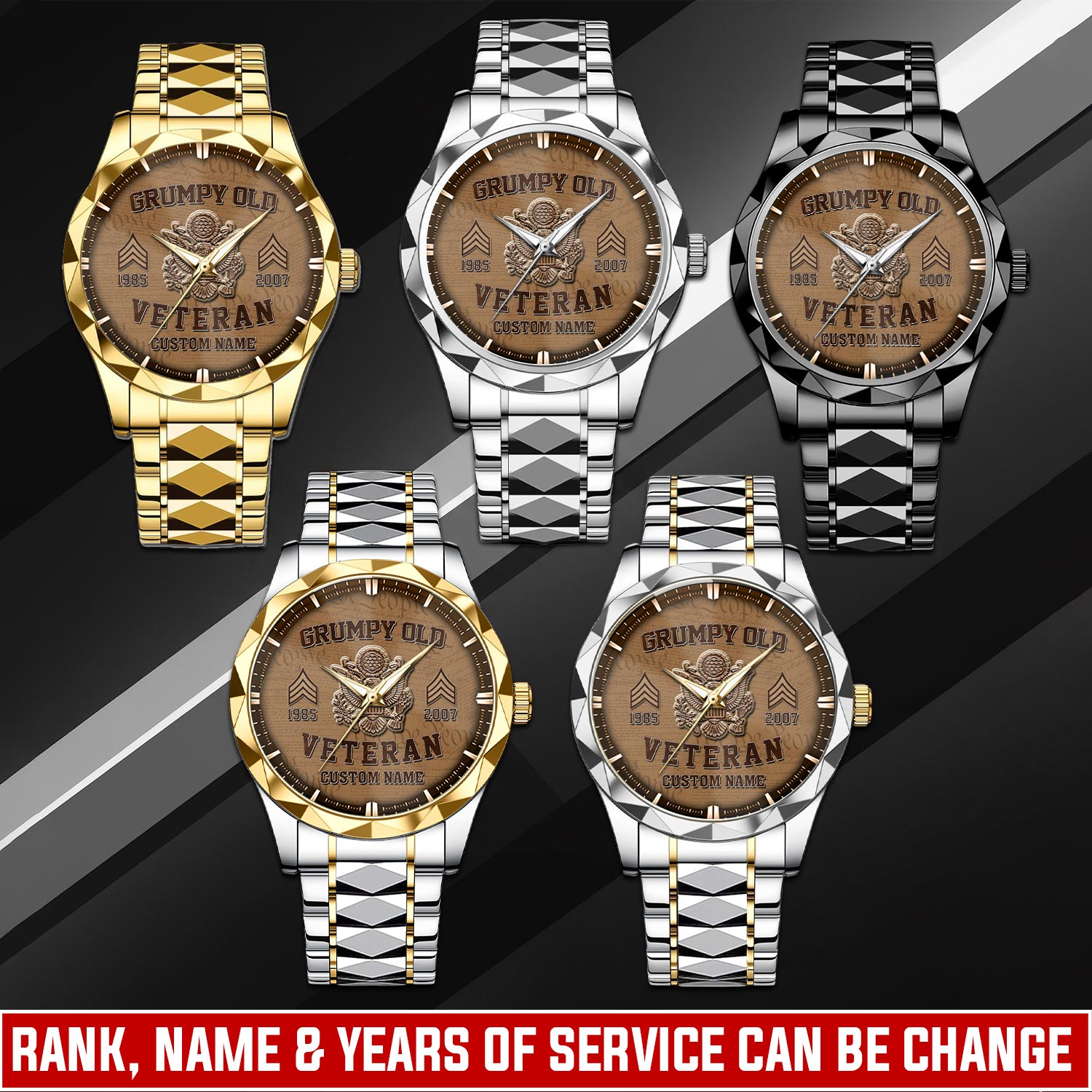 US Army, Thank a Veteran - C-Style Watch