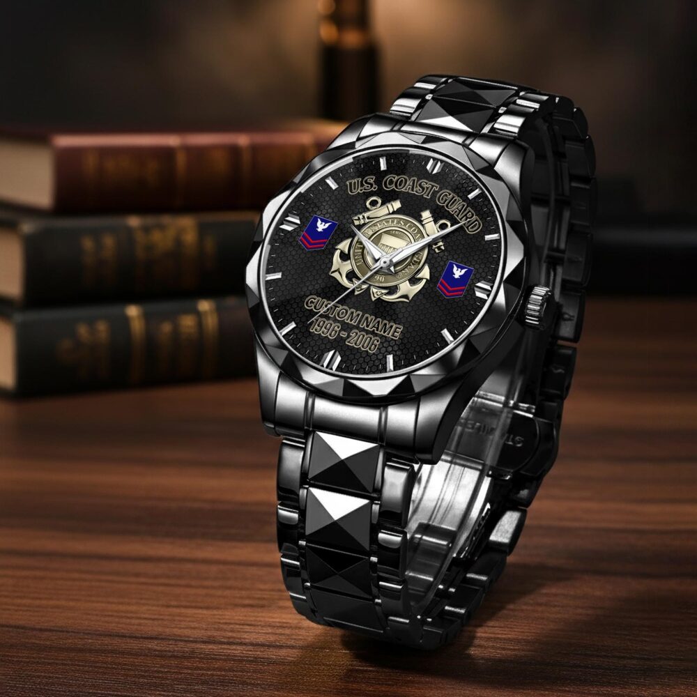 US Coast Guard, E 9 Gold - C-Style Watch - Image 3
