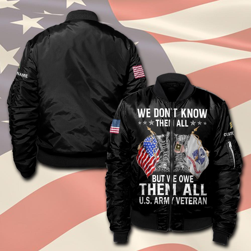 US Army, E 3 Army Private First Class - Bomber Jacket