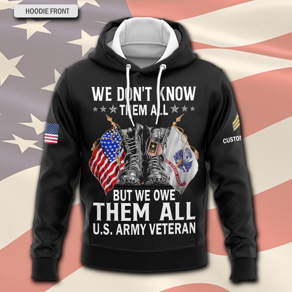 US Army, No One Gets Left Behind - Hoodie - Image 2