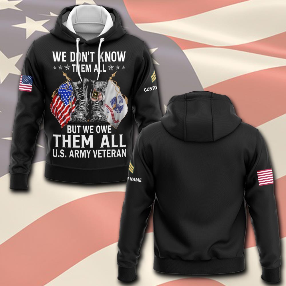 US Army, No One Gets Left Behind - Hoodie