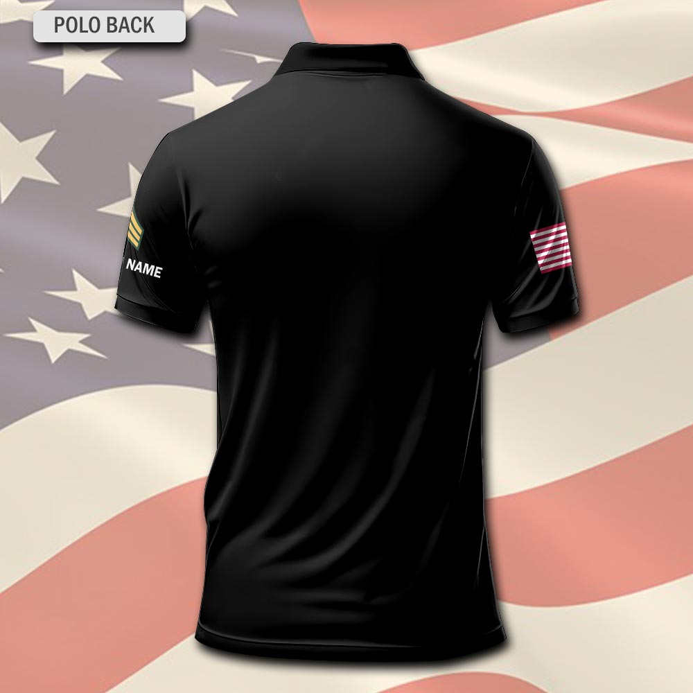 US Army, E 7 Army Master Specialist - Polo Shirt - Image 3