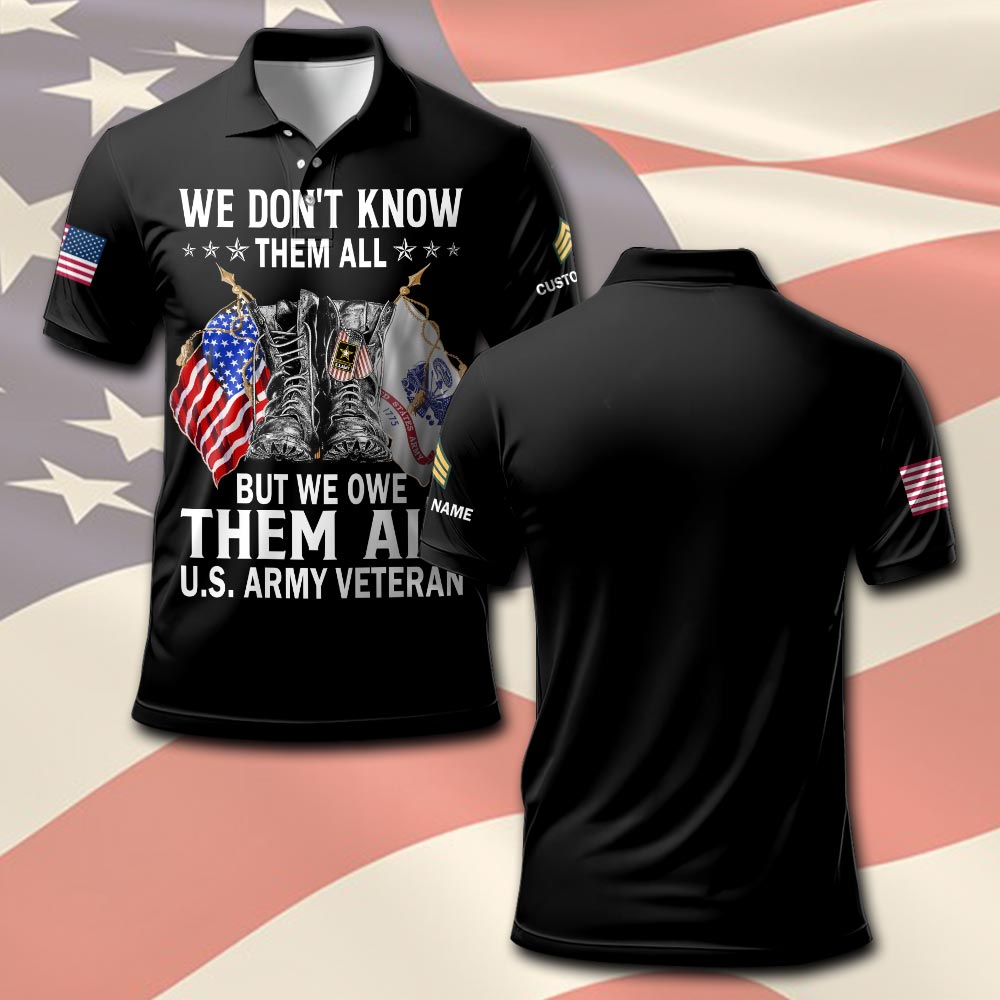 US Army, E 7 Army Master Specialist - Polo Shirt