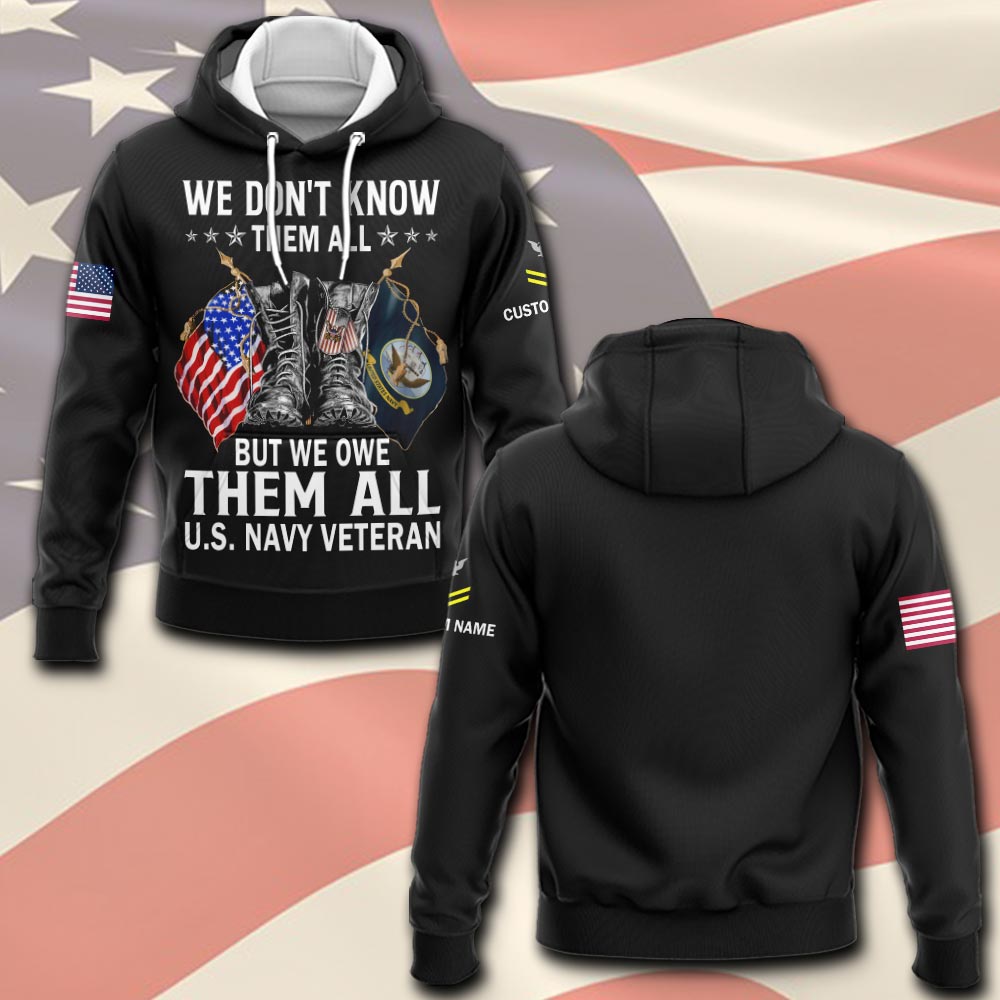 US Navy, All Gave Some, Some Gave All - Hoodie