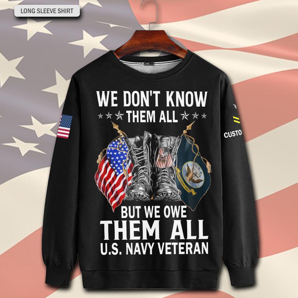 US Navy, I Walked The Walk - Sweatshirt - Image 2