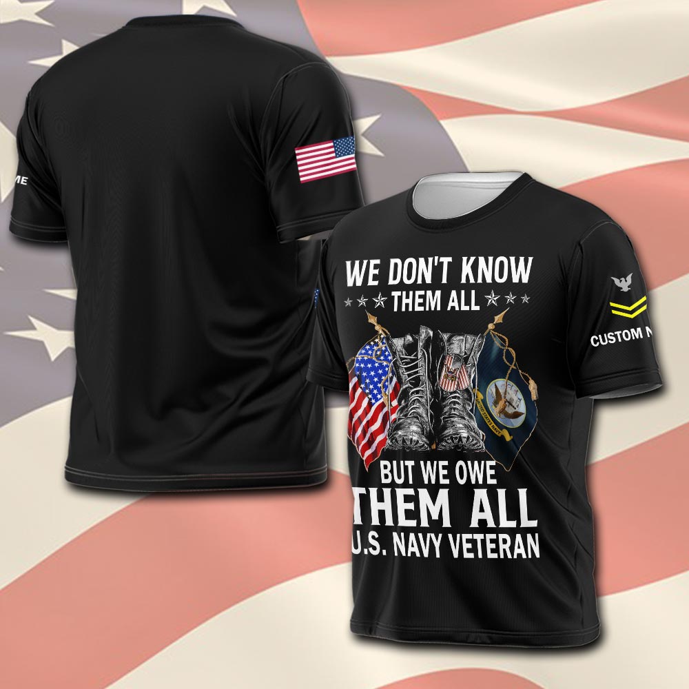 US Navy, E 9 Gold - T-Shirt