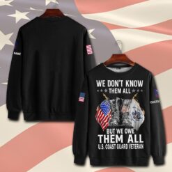 US Coast Guard, American By Birth, Veteran By Choice - Sweatshirt