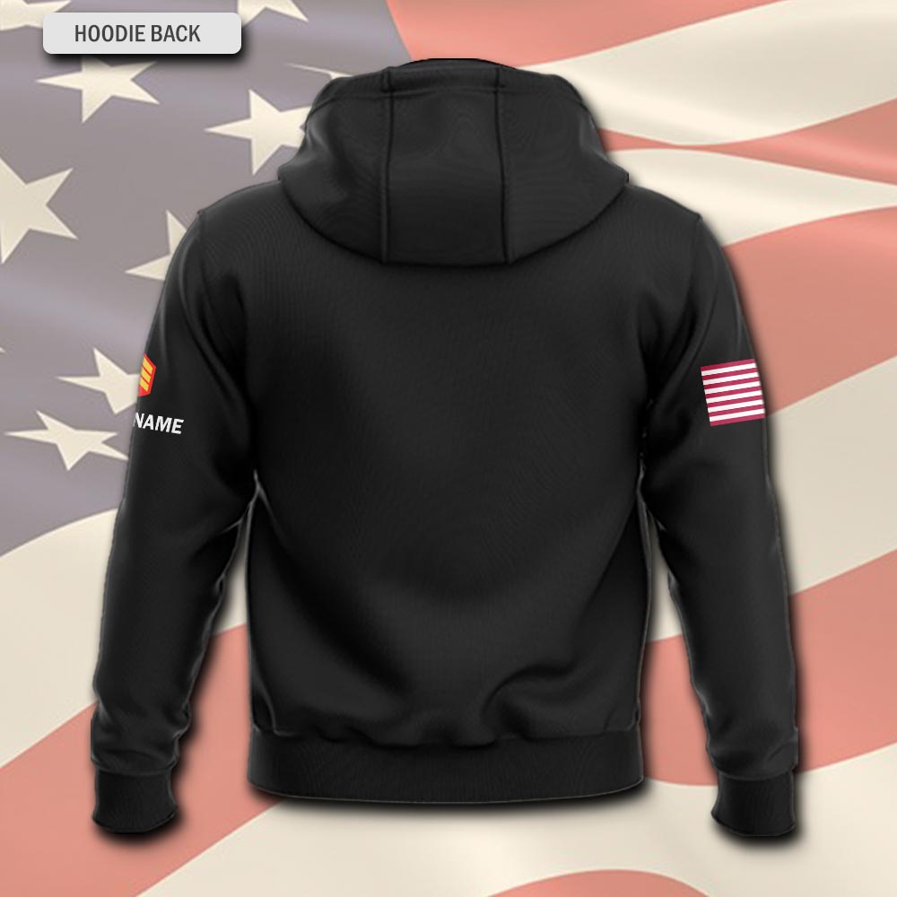 US Marine Corps, Freedom Over Fear - Hoodie - Image 2