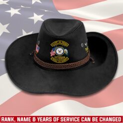 US Navy, Duty, Honor, Country - Cowboy Hat