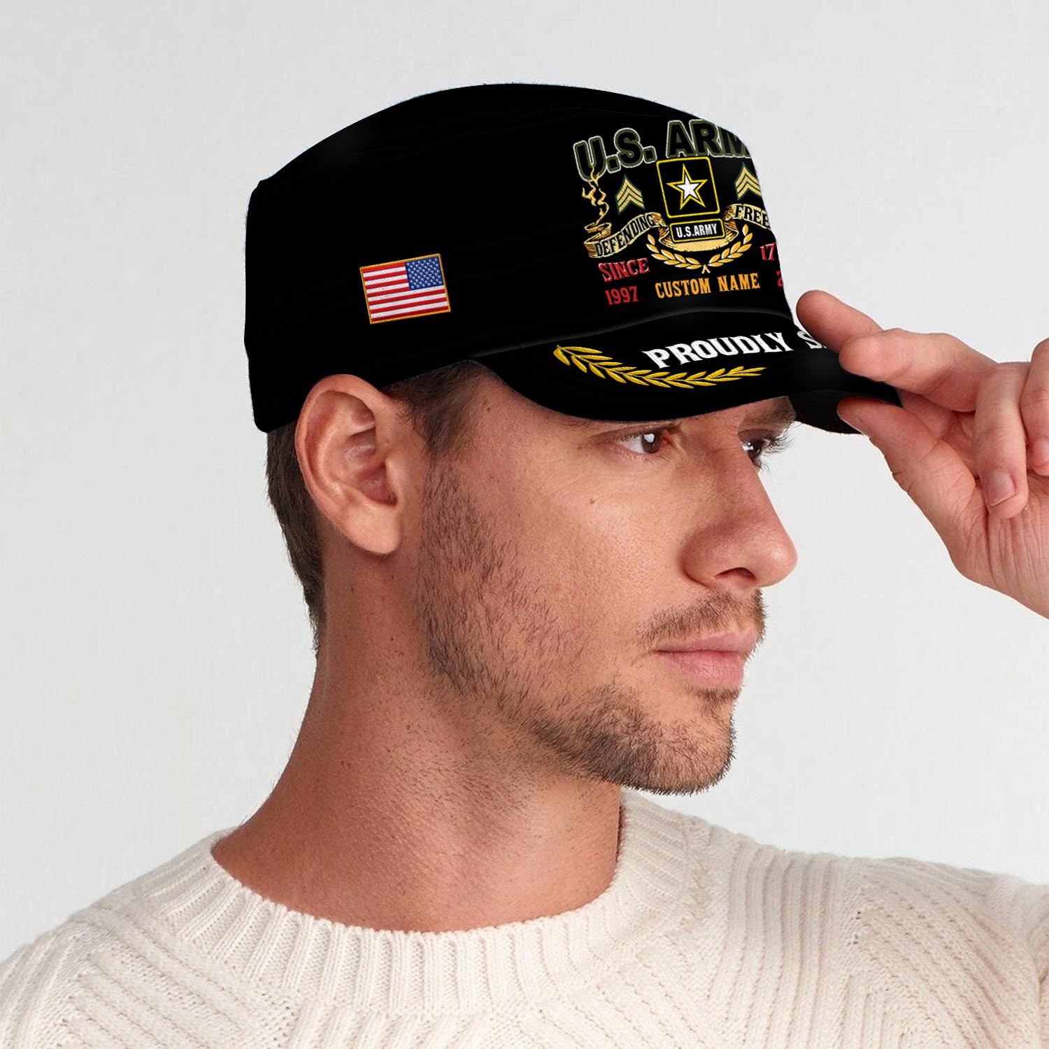 US Army, E 3 Army Private First Class - Military Cap - Image 3