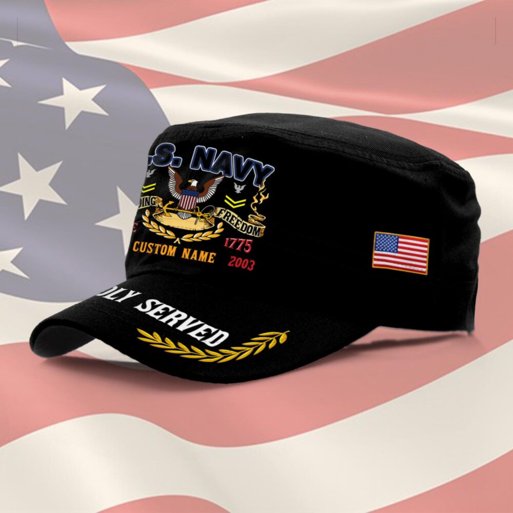 US Navy, No One Fights Alone - Military Cap - Image 2