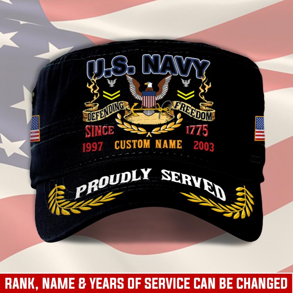 US Navy, No One Fights Alone - Military Cap
