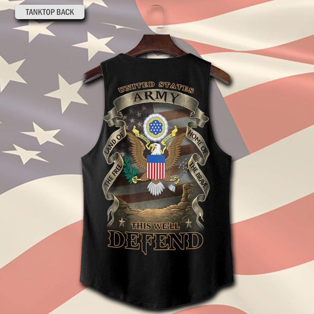 US Army, American By Birth, Veteran By Choice - Tank-Top - Image 3