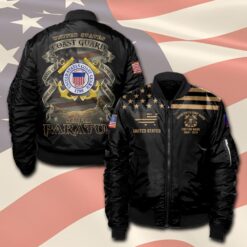 US Coast Guard, I Walked The Walk - Bomber Jacket