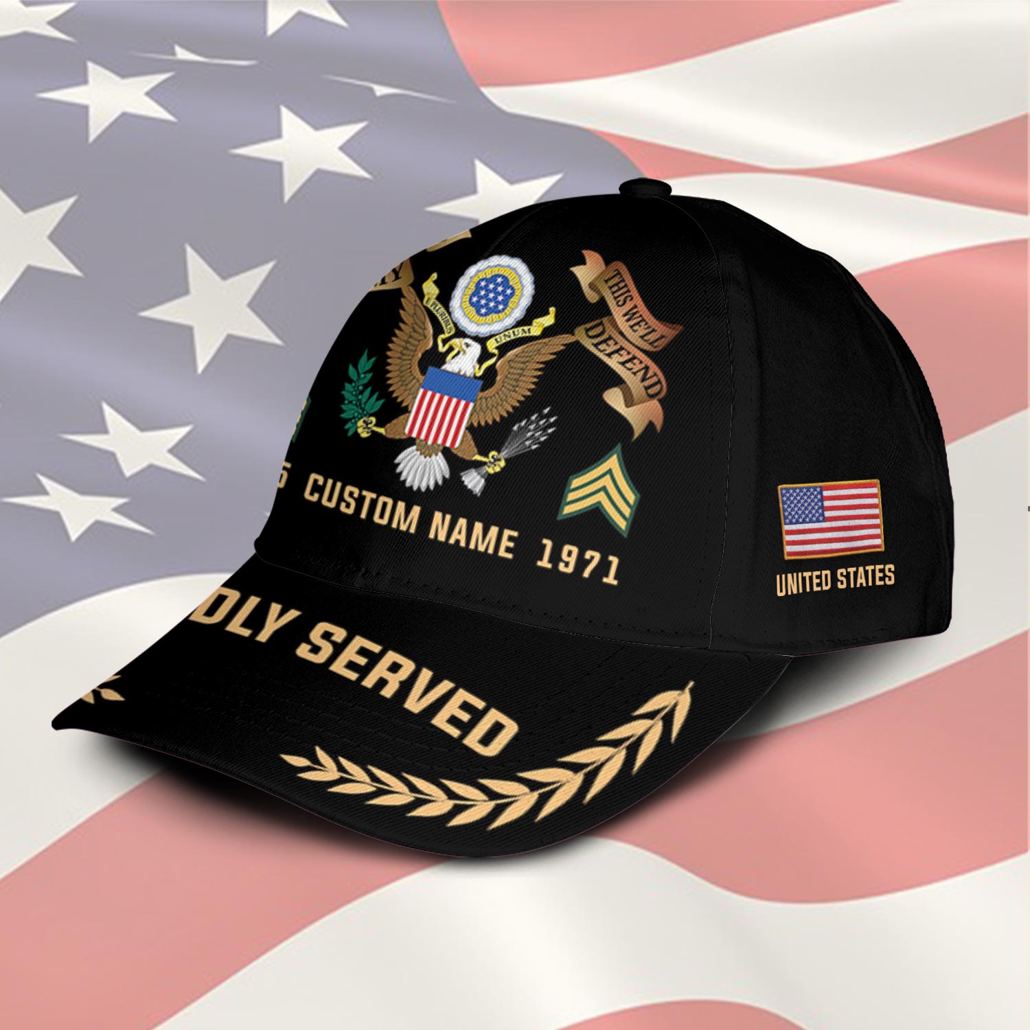 US Army, Once A Soldier, Always A Soldier - Classic Cap - Image 2