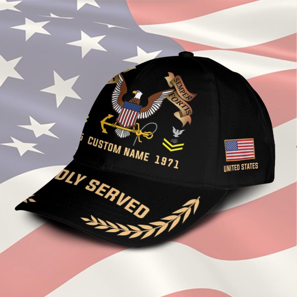US Navy, No One Fights Alone - Classic Cap - Image 2