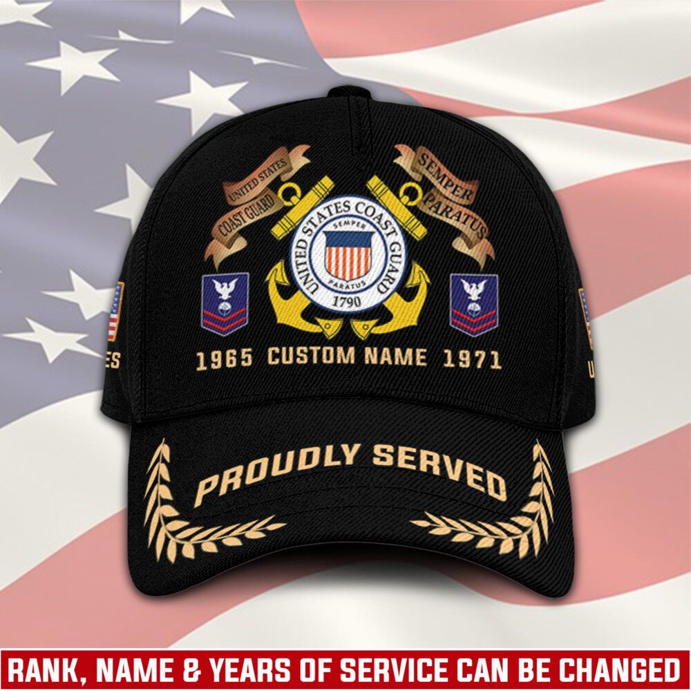 US Coast Guard, E 4 Red - Classic Cap