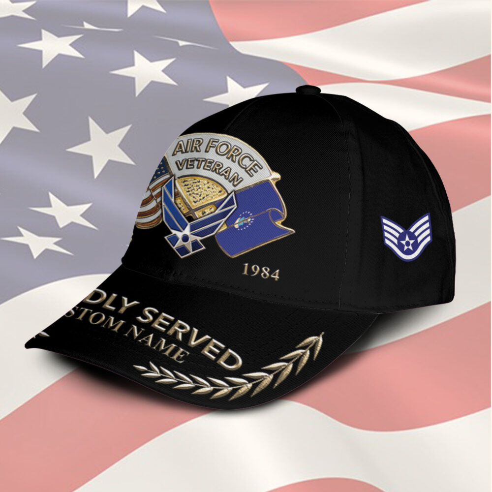 US Air Force, Proud To Have Served - Classic Cap - Image 2