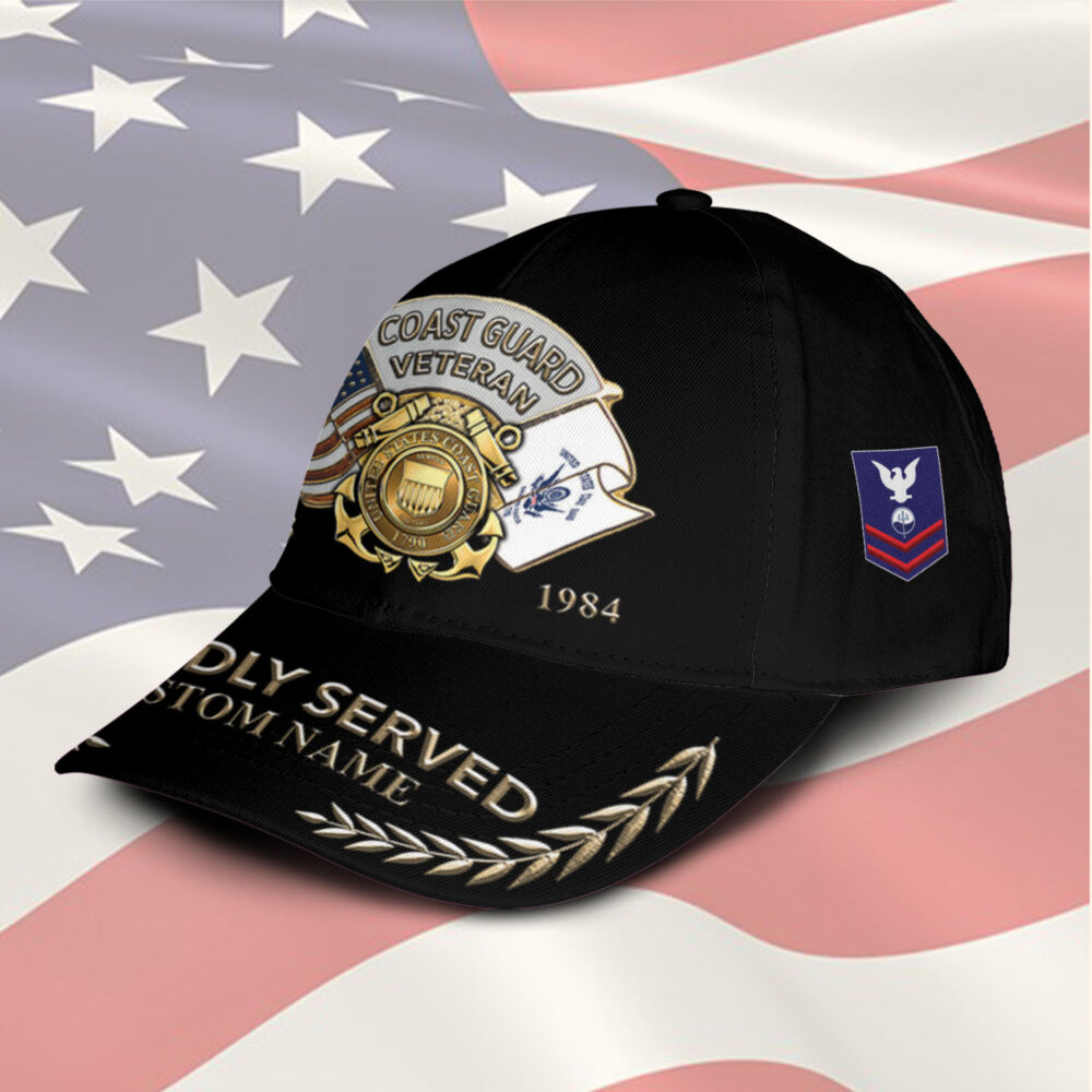 US Coast Guard, Freedom Over Fear - Classic Cap - Image 2