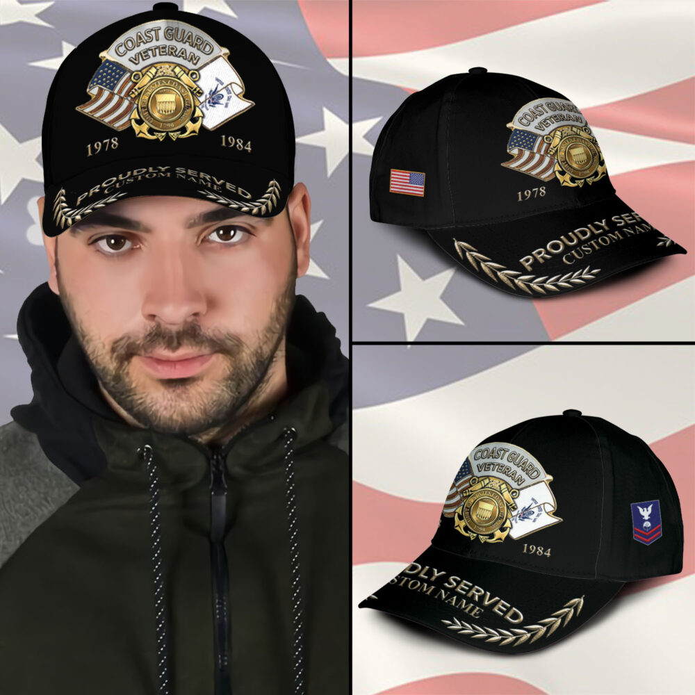 US Coast Guard, Freedom Over Fear - Classic Cap - Image 3