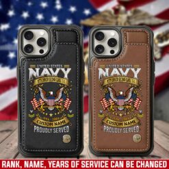 US Navy, All Gave Some, Some Gave All - Leather Flip Phone Case