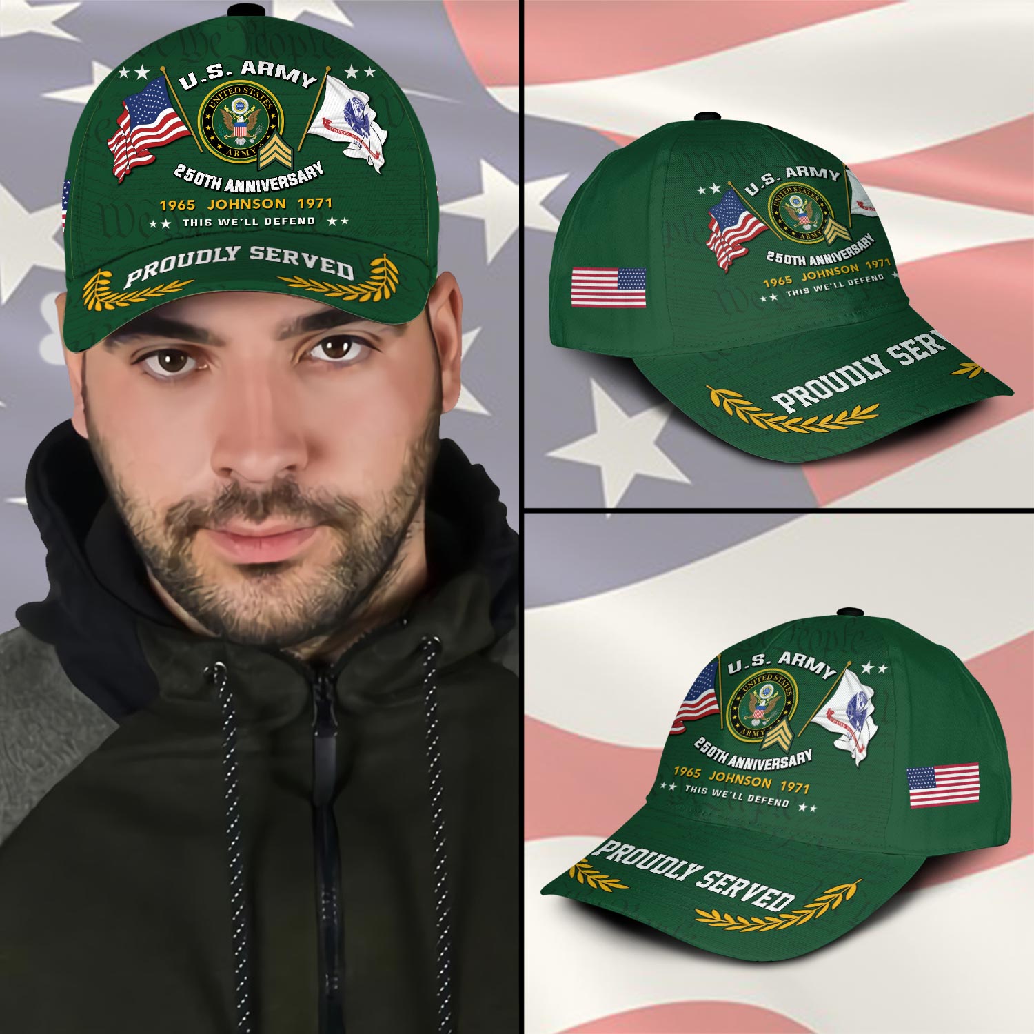 US Army, All Gave Some, Some Gave All - Classic Cap - Image 3