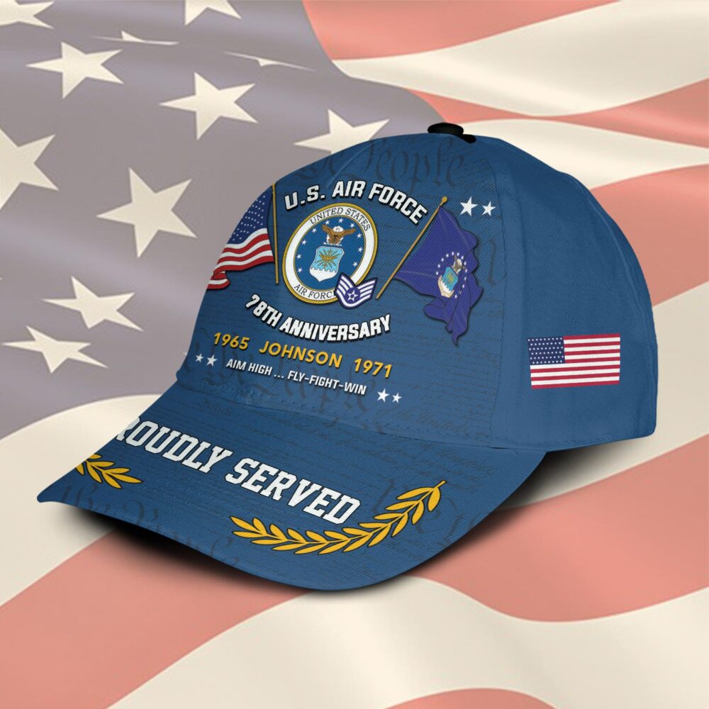 US Air Force, E 7 Air Force First Sergeant - Classic Cap - Image 2