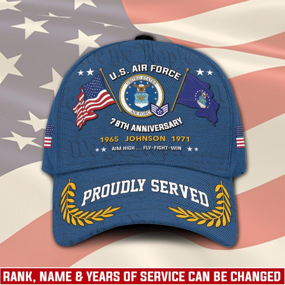 US Air Force, E 7 Air Force First Sergeant - Classic Cap