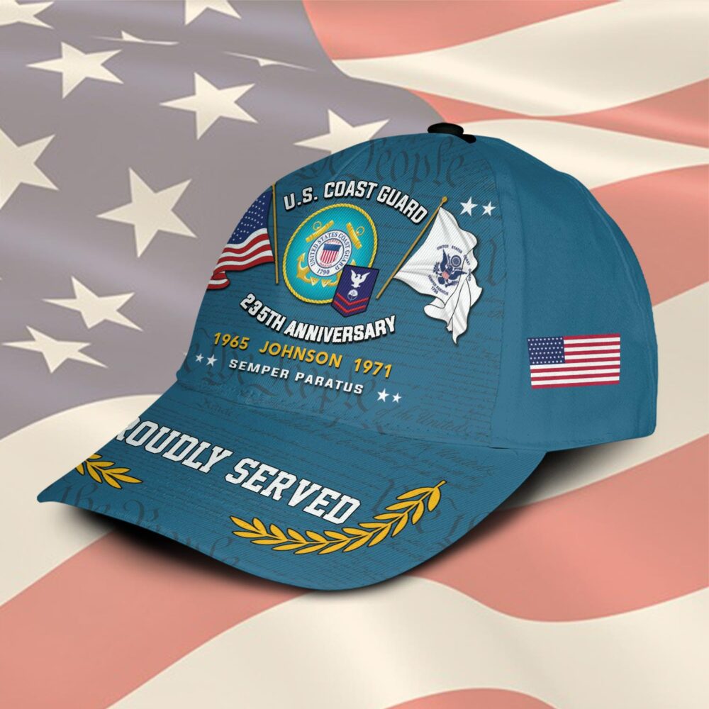 US Coast Guard, No One Fights Alone - Classic Cap - Image 2