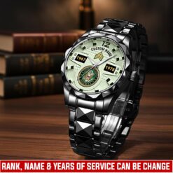 US Army, Honor The Fallen - Diamond-Cut Bezel Watch