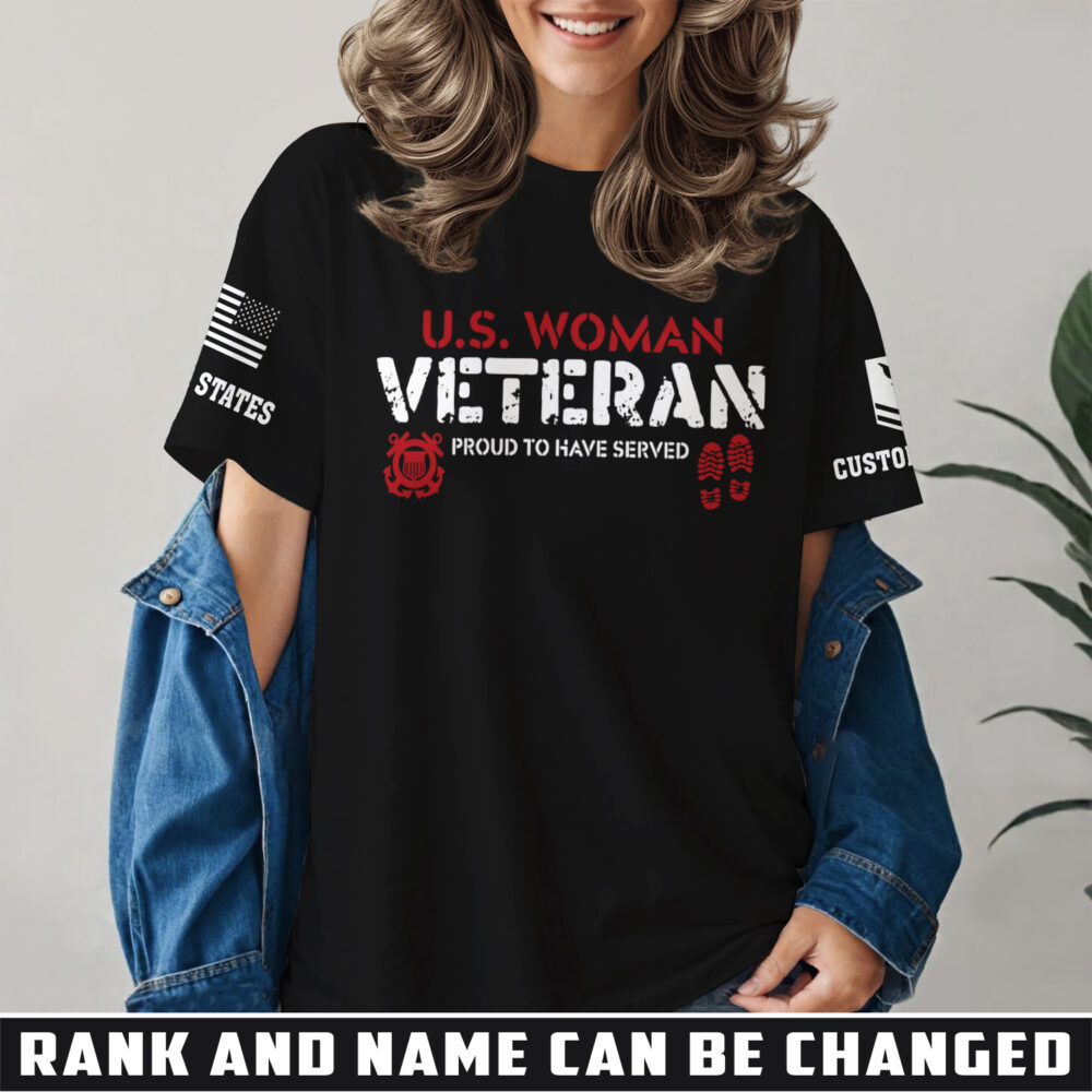US Coast Guard, E 7 Red - Women T-Shirt