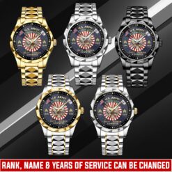 US Army, E 9 Army Command Sergeant Major - Diamond-Cut Bezel Watch