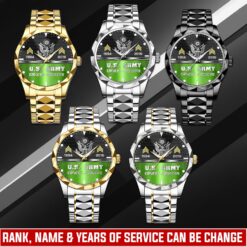 US Army, E 7 Army Master Specialist - Diamond-Cut Bezel Watch