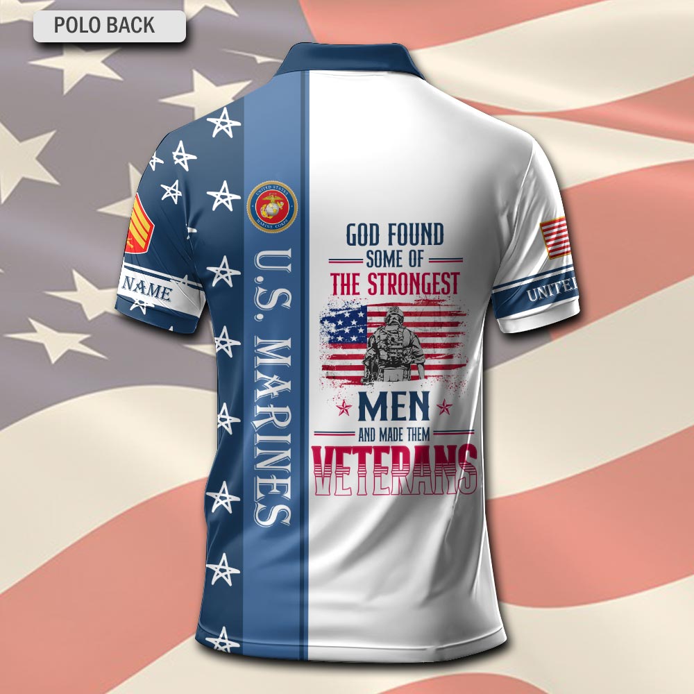 US Marine Corps, E 3 Marines Lance Corporal - Polo Shirt - Image 3