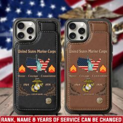 US Marine Corps, Life And Pride - Leather Flip Phone Case
