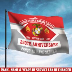 US Marine Corps, E 5 Marines Sergeant - Flying Flag 3×5 Feet(90×150 Cm)