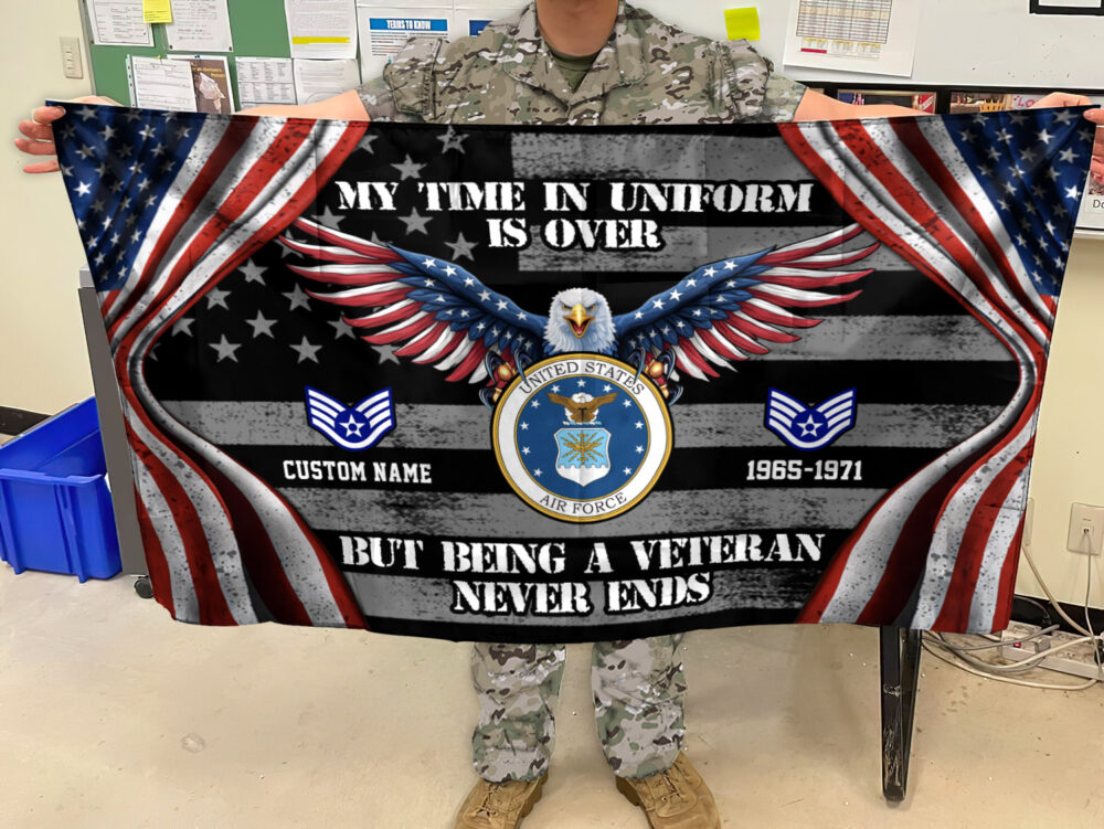 US Air Force , We Own The Sky - Flying Flag 2×3 Feet(60×90 Cm) - Image 2