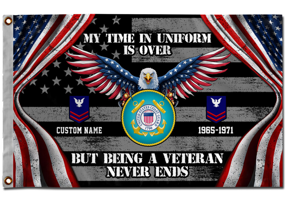 US Coast Guard, Always Ready - Flying Flag 4×6 Feet(123×183 Cm) - Image 3