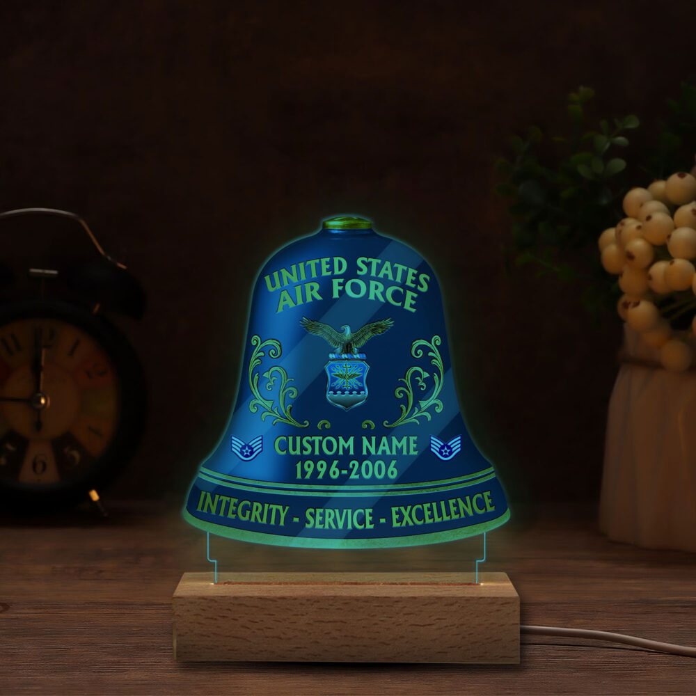 US Air Force , No One Gets Left Behind - Personalized Led Lamp - Image 6