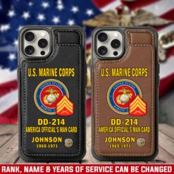US Marine Corps, All Gave Some, Some Gave All - Leather Flip Phone Case