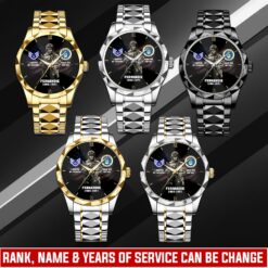 US Air Force, E 8 Air Force First Sergeant - Diamond-Cut Bezel Watch