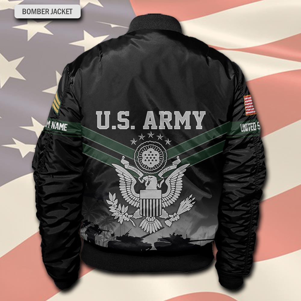 US Army, Freedom Isn't Free - Bomber Jacket - Image 3