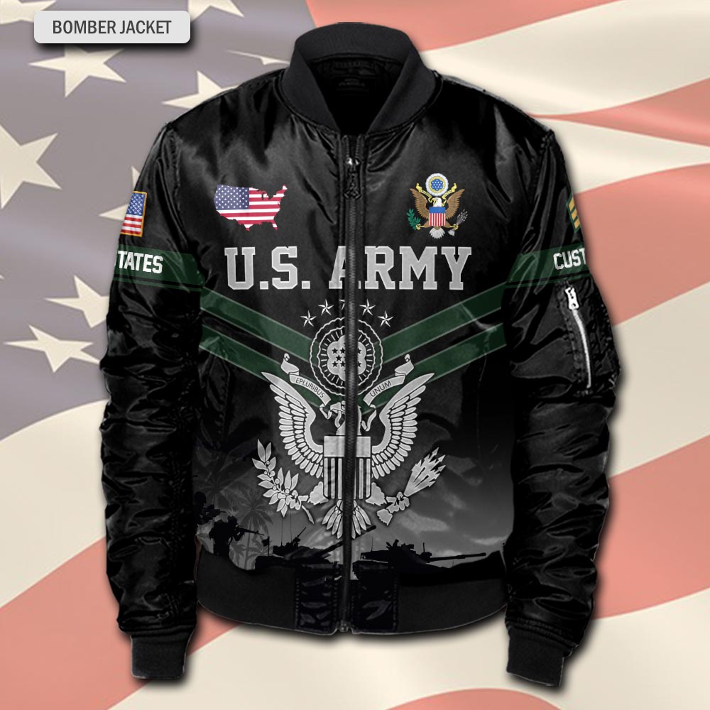 US Army, Freedom Isn't Free - Bomber Jacket - Image 2