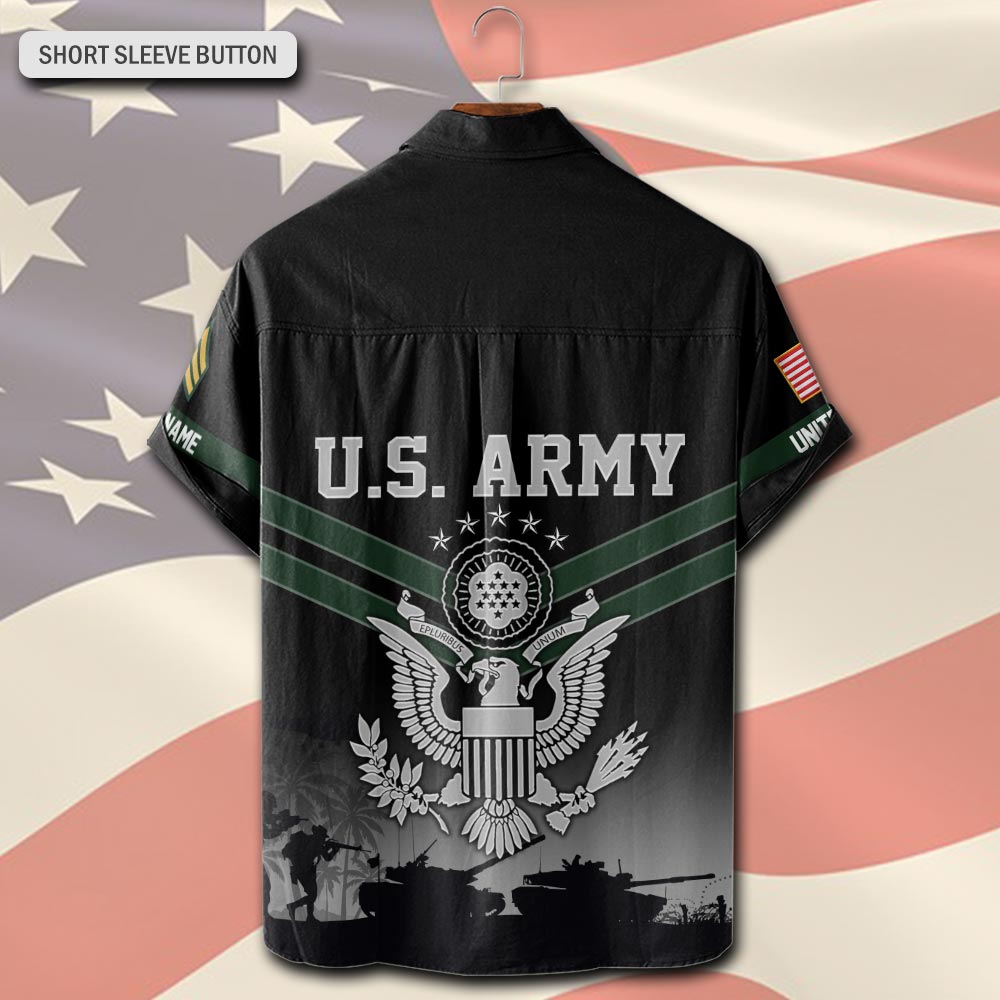 US Army, O 5 Army Lieutenant Colonel - Short Sleeve Button Shirt - Image 3