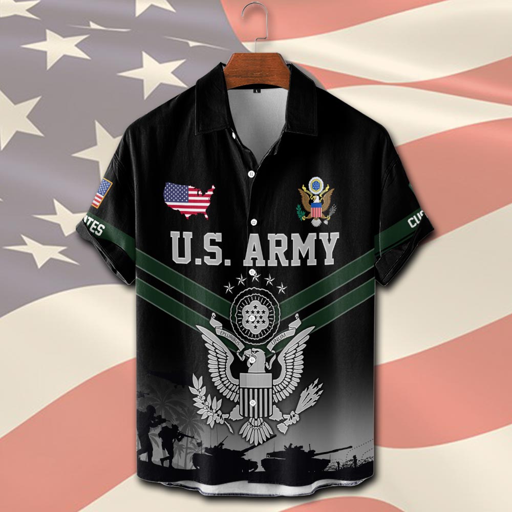 US Army, O 5 Army Lieutenant Colonel - Short Sleeve Button Shirt - Image 2