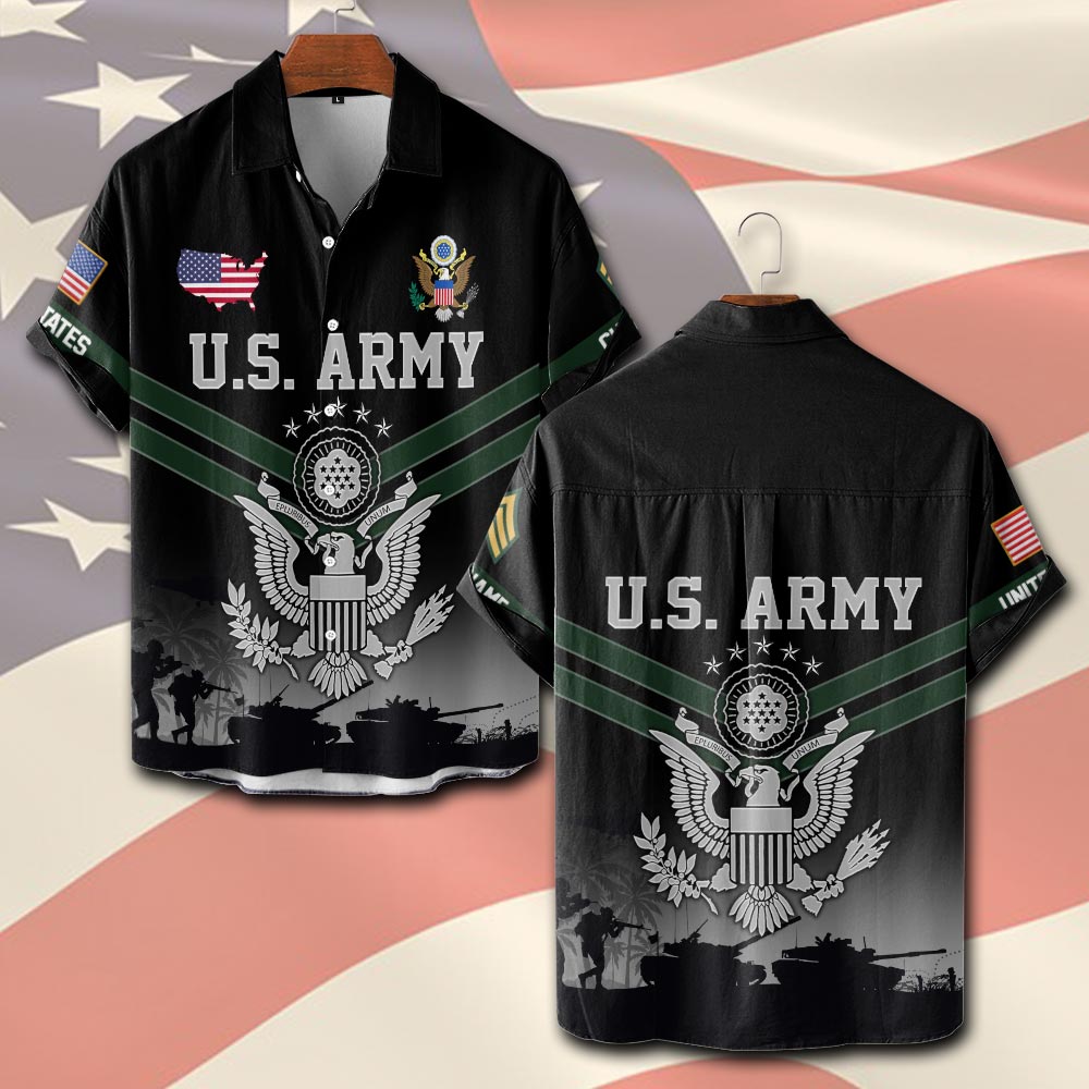 US Army, O 5 Army Lieutenant Colonel - Short Sleeve Button Shirt