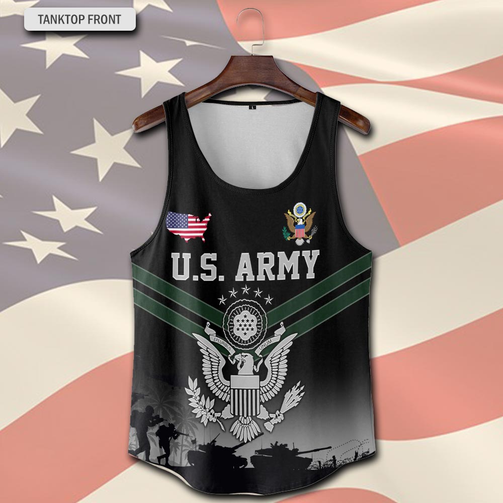 US Army, E 7 Army Master Specialist - Tank-Top - Image 2