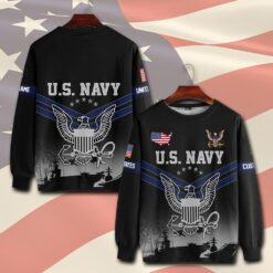 US Navy, E 7 Gold - Sweatshirt